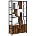 Libreria Rovere fumo 80 x 30 x 155.5 cm Legno multistrato - Foto miniatura 3