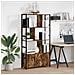 Libreria Rovere fumo 80 x 30 x 155.5 cm Legno multistrato - Foto miniatura 4