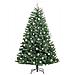 Albero di Natale Artificiale con Rami Pieghevoli Verde 210 cm - Foto miniatura 4