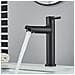 Rubinetto per lavabo da bagno, Blackswan, tipo M301, modello nero opaco con montaggio su lavabo, dimensioni 17,3 cm - Foto miniatura 3