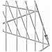 Gabbia per polli Argento 215 x 55 x 55 cm Acciaio zincato - Foto miniatura 9