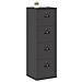 Armadio per File con cassetto Nero 44 x 50 x 106.5 cm - Foto miniatura 3