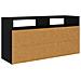 Lowboard con cassetto Rovere Nero 87 x 27,5 x 43 cm - Foto miniatura 8