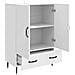 Credenza Bianco 66 x 34,5 x 95 cm Legno ingegnerizzato - Foto miniatura 4