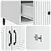 Credenza Bianco 66 x 34,5 x 95 cm Legno ingegnerizzato - Foto miniatura 8