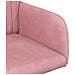 Sedie da pranzo 6 pcs Velluto (V) Rosa 55 x 50 x 84 cm - Foto miniatura 6