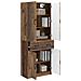 Set di armadi 2 pcs Legno antico Legno ingegnerizzato - Foto miniatura 2