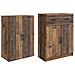 Set di armadi 2 pcs Legno antico Legno ingegnerizzato - Foto miniatura 3