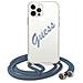 Guess Guhcp12lcrtvsbl Custodia Iphone 12 Pro Max 6,7 Blu /blu Script Vintage - Foto miniatura 1
