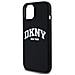 Dkny Liquid Silicone Custodia Bianca Con Logo Stampato Magsafe Per Iphone 12/12 Pro - Nera - Foto miniatura 1