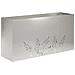 Vaso da giardino 2 pz Argento 100 x 20 x 49 cm Acciaio Inox - Foto miniatura 4