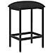 Sgabello da bar Nero 40 x 32 x 74 cm Legno ingegnerizzato - Foto miniatura 1