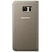 S View Flip Cover Custodia per Galaxy S7 Edge - Oro - Foto miniatura 6