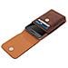 Custodia Cintura Flip Verticale In Similpelle Per Smartphone Taglia L - Marrone - Foto miniatura 4