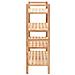 Scarpiera In Legno Massello Di Noce 69x26x81 Cm - Foto miniatura 7