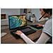 Pavilion Gaming Mouse Pad 400 310 x 355 mm Nero con Illuminazione LED Verde - Foto miniatura 3