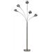 Lampada Da Terra 200 Cm 5 Bulbi E14 Argento - Foto miniatura 3