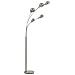 Lampada Da Terra 200 Cm 5 Bulbi E14 Argento - Foto miniatura 4