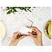 Partydeco - 10 Segnaposto Cuori Color Oro - Foto miniatura 2