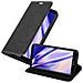 Custodia Compatibile Con Honor 7c In Nero Di Notte - Coperchio Protettiva Con Chiusura Magnetica, Funzione Stand E Tasca Per Le Carte - Foto miniatura 3