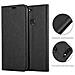 Custodia Compatibile Con Honor 7c In Nero Di Notte - Coperchio Protettiva Con Chiusura Magnetica, Funzione Stand E Tasca Per Le Carte - Foto miniatura 4