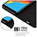 Custodia Compatibile Con Honor 7c In Nero Di Notte - Coperchio Protettiva Con Chiusura Magnetica, Funzione Stand E Tasca Per Le Carte - Foto miniatura 5