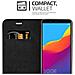 Custodia Compatibile Con Honor 7c In Nero Di Notte - Coperchio Protettiva Con Chiusura Magnetica, Funzione Stand E Tasca Per Le Carte - Foto miniatura 6