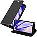 Custodia Compatibile Con Honor 7c In Nero Di Notte - Coperchio Protettiva Con Chiusura Magnetica, Funzione Stand E Tasca Per Le Carte - Foto miniatura 1