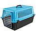 Trasportino Rigido Per Cani Piccola Taglia E Gatti Atlas 20 El, Porta In Acciaio Plasticato, Griglie Per L'aerazione - Foto miniatura 1