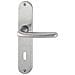 Maniglia Per Porta Cardiff E1850z / 302 Con Servizi Igienici Di Oliva Di Foratura, 1 Pezzi, Colore: Argento, 2.423.701 - Foto miniatura 1