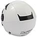 Jet Casco Moto Doppia Visiera Certificato Ece 22-05 Scooter Città Bianco Xs - Foto miniatura 9