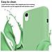Cadorabo Catena Di Telefoni Cellulari Compatibile Con Apple Iphone Xr In Liquid Verde Chiaro - Coperchio Di Protezione In Silicone Con Cordino Regolabile In Lunghezza - Foto miniatura 3