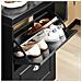 Serie Bianche Di Scarpiere Moderne Nero 54x24x83cm 2 Ante 0 Cuscino Fsr78-sch - Foto miniatura 3
