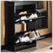 Serie Bianche Di Scarpiere Moderne Nero 54x24x83cm 2 Ante 0 Cuscino Fsr78-sch - Foto miniatura 5