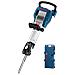 Professional 0611335000 Martello Demolitore Gsh 16-28, Scalpello A Punta 400 Mm, Attacco Utensile 28 Mm, Potenza Del Colpo 41 J, Con Trolley, 1700 Watts, 240 Volts, Blu / rosso - Foto miniatura 1