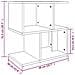 Comodini Rovere Fumo 2pz 50x30x51,5 Cm In Legno Multistrato - Foto miniatura 7