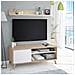Mobile Porta Tv Mesa, Credenza Per Televisione Da Soggiorno Con 1 Anta, Supporto Tv Da Salotto, Madia Di Design, 135x40h50 Cm, Rovere - Foto miniatura 1