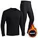 Biancheria Intima Termica Uomo - Completo Intimo Termico Elettrico Black 5xl - Foto miniatura 3