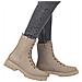 Brown Casual Closed Ladies Mid Height Boots Stivaletti Pelle Scarpe Donna Marrone Eu 37, D1w76-20 - Foto miniatura 2