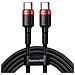 Catklf-al91 Cavo Usb 2 M Usb C Nero (Cafule Usb-c Cable 100w, Pd2.0 2m - Red - Black) - Foto miniatura 1