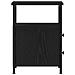 Comodino Rovere Nero 34x35,5x50 cm in Legno Multistrato - Foto miniatura 6