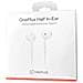 Oneplus Auricolare Originale Stereo Mh137 Type C Half In-ear White Blister Per Smartphone Tablet - Foto miniatura 2