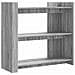 Tavolo Consolle Grigio Sonoma 100x35x90 Cm In Legno Multistrato - Foto miniatura 2