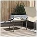 Tavolino Da Giardino Rettangolare Grigio 60x40x37 Cm Polyrattan - Foto miniatura 3