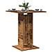 Tavolo Da Bistrot Legno Antico 60x60x75 Cm In Truciolato - Foto miniatura 1