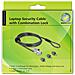 20677 cavo di sicurezza Nero, Argento 2 m - Foto miniatura 3