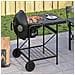 Carrello Barbecue a Carbone  con Coperchio Nero 96x72x113 cm in Metallo - Foto miniatura 3