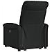 Poltrona Alzapersona Reclinabile Elettrica Nera in Tessuto - Foto miniatura 7