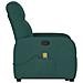 Poltrona Alzapersona Massaggiante Verde Scuro in Tessuto - Foto miniatura 6
