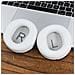 2 Cuscinetti Auricolari Di Ricambio Compatibili Con Cuffie Microsoft Surface Gen I & Gen Ii Grey - Foto miniatura 3